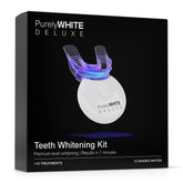 PurelyWHITE DELUXE Teeth Whitening Kit with LED accelerator for at-home whitening