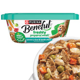 Purina Beneful Lamb Stew wet dog food 10oz tubs in pack of 8 for meals