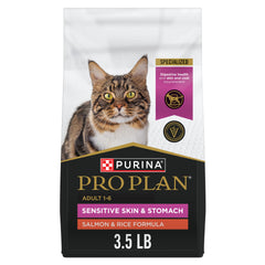 Purina Pro Plan Chat saumon et riz, sac 3,5 lb — repas digeste et savoureux