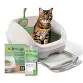 Purina Tidy Cats Breeze box open top with a sleek design for easy maintenance.