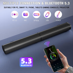 Puriom Sound Bar detachable towers for flexible placement