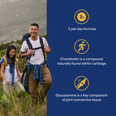 Puritan's Pride Advanced Glucosamine capsules for easy daily integration into routines.