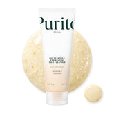 Purito Oat Exfoliating Facial Polish cleanser bottle; vegan formula ideal for daily gentle exfoliation.