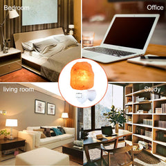 Pursalt night light plug-in rotated to fit any outlet angle.