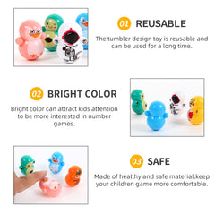 Pusotal durable plastic tumbler toys endure daily kid play.