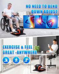 Putnen elliptical with remote control enables easy mode changes without bending