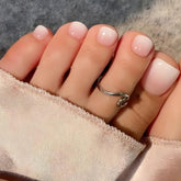 Puyokinm nude ombre press-on toenails for a natural daily look