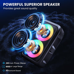 PWBSLAI party lights sync with music for lively evenings