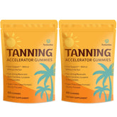 Pyralvexithon tanning gummies in passionfruit mango pineapple for natural glow