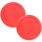 Pyrex 7201-PC red lid pack ready for secure reusable storage.