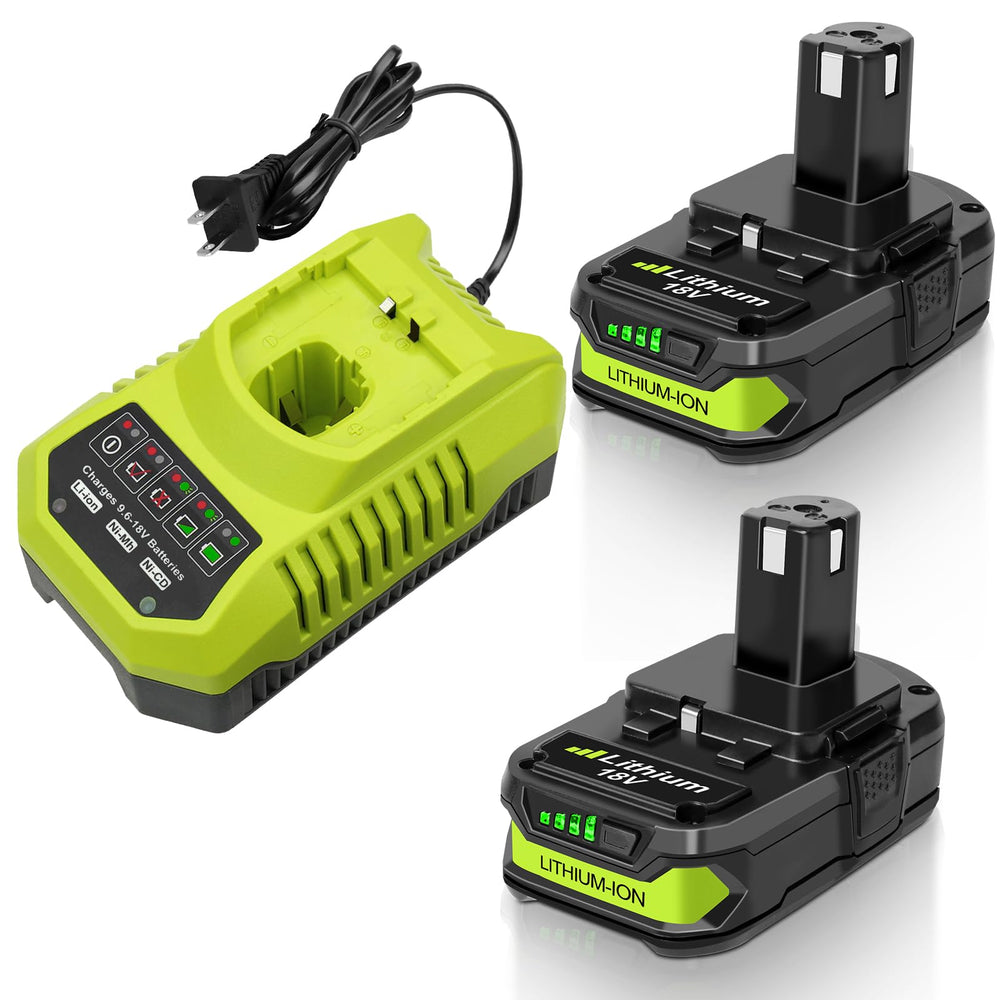 QANAVIROX 18V battery P102 compatibility for longer runtime.