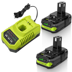 QANAVIROX 18V battery P102 compatibility for longer runtime.