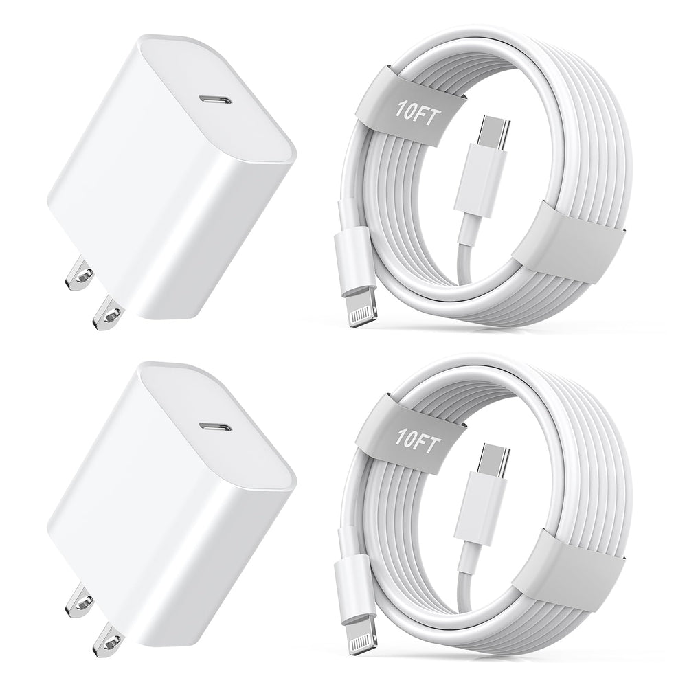 QASHQAI 20W USB-C charger block powering iPhones quickly for on-the-go charging