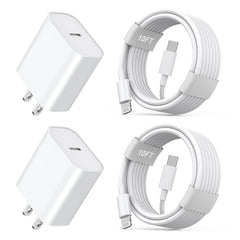 QASHQAI 20W USB-C charger block powering iPhones quickly for on-the-go charging