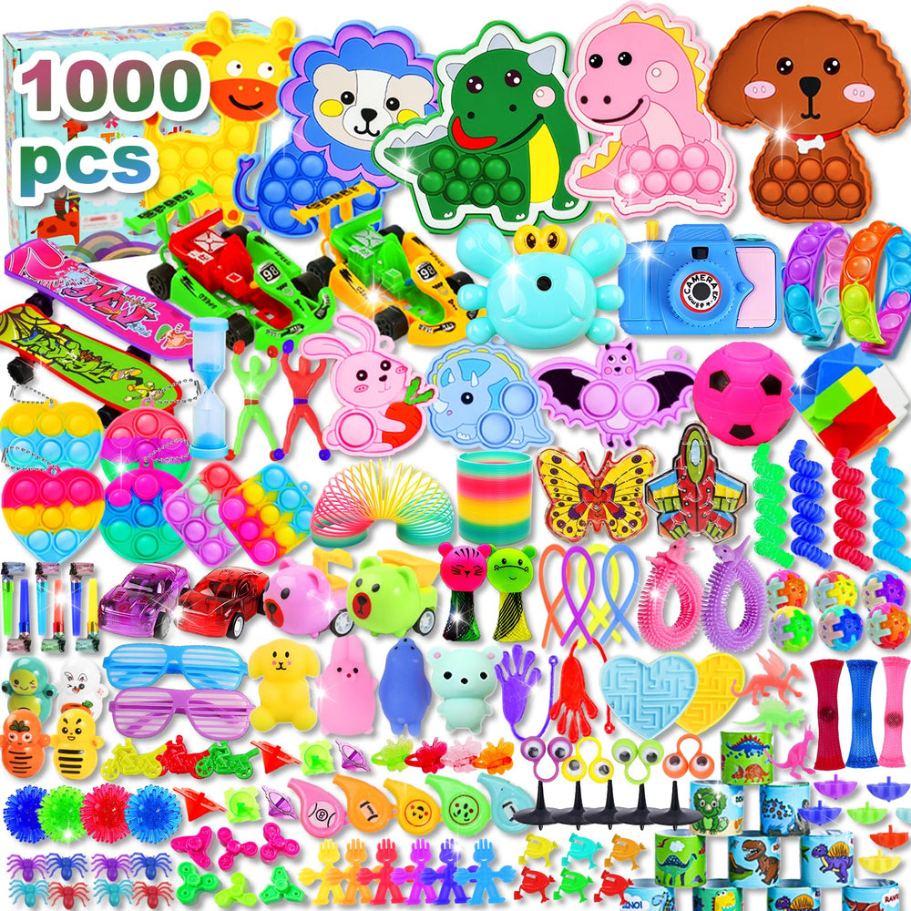 QATITP 1000-pcs party favors bulk for celebrations and classroom prizes.
