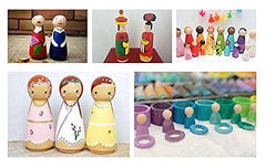 QDXATIVP 1.69in children dolls perfect for storytelling and color recognition