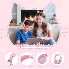 QearFun headphones showing the hidden volume control button for safe listening
