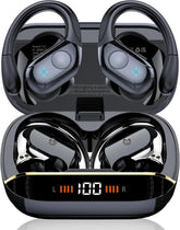 Qecnato wireless earbuds with Bluetooth 5.4 chip for stable connections.