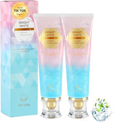 QGGQ Niacinamide Whitening Toothpaste showing whitening action to tackle coffee stains