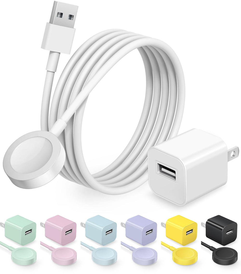 QIANGXINGS Apple Watch charger with strong magnetic adsorption for secure charging