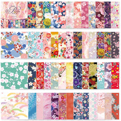 Qianshan origami paper kit with 50 double-sided colors for vibrant projects.