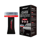 QIFOR Oil Film Remover on windshield delivers crystal-clear visibility and reduced glare.