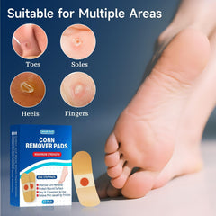QIYANA patches showing adhesive bandage on a toe for daily comfort