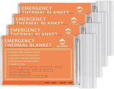 QIO CHUANG emergency mylar blanket folded for easy storage and quick access.