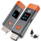 Qisoable wireless HDMI transmitter front view demonstrates cable-free video transmission