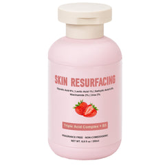 Qiuumey Strawberry Skin Treatment cream jar closeup highlights rich hydration for smoother skin