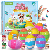 Qivatex bath bombs with toys inside offer Easter bath-time surprises and play