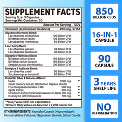 QIVERNAMY Probiotic 50plus capsules provide convenient daily digestive support.