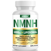 Qmiozzy NMNH 1000mg bottle shows a 60-day supply for daily vitality.