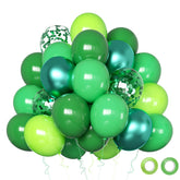 Qmraercu dark green balloons for elegant party decor and easy setup