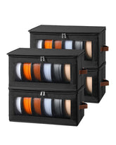 Qozary filament storage box 4-pack front view keeps reels organized and accessible.