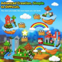 QRPQT Magnetic Blocks sturdy structure demonstrates durable, upright builds for curious kids.