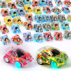 QSONSELL mini pull back cars in assorted colors for bulk party favors.
