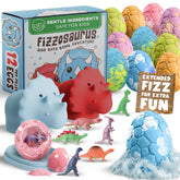 Quack Quack Moo dino bathbomb with inside toy egg for exciting bath time