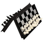QuadPro magnetic travel chess board open, ready for on-the-go strategy sessions.