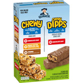 Quaker Chewy Dipps Chocolate Chip bar, convenient on-the-go snack.