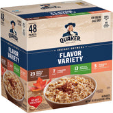 Quaker Instant Oatmeal Apple Cinnamon packet for quick, comforting breakfast on busy mornings