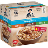 Quaker Lower Sugar Original packet, quick fiber start for busy mornings