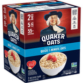 Quaker Quick 1-Minute Oats in a breakfast bowl ready in minutes.