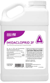 Quali-Pro Imidacloprid T&O 2F bottle pour for turf pest control and soil uptake.