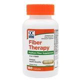 Quality Choice Daily Fiber Capsules bottle on a clean surface for regularity support