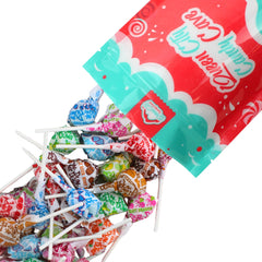 Queen City Candy Cave Dum Dums cherry flavor lollipops for events