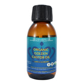 Queen of the Thrones Organic Golden Castor Oil bottle for conditioning skin and hair
