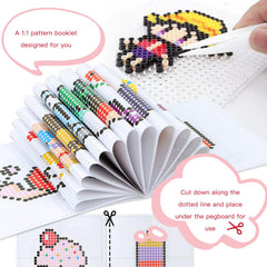 QUEFE pegboards offer versatile layout options for bead designs.