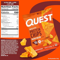Quest Nacho Cheese Tortilla Style Protein Chips serving bowl ready for party bites
