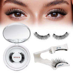 QUEWEL magnetic eyelash kit with applicator for effortless application.